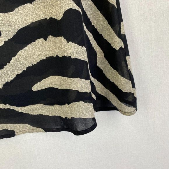CABI Zebra Print Sheer with Mesh Detail Blouse - Picture 6 of 8